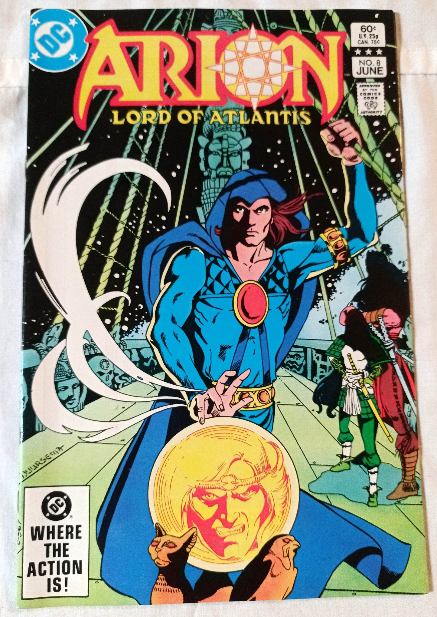 Arion Lord Of Atlantis Issue #8 June 1983 DC Comics - TulipStuff
