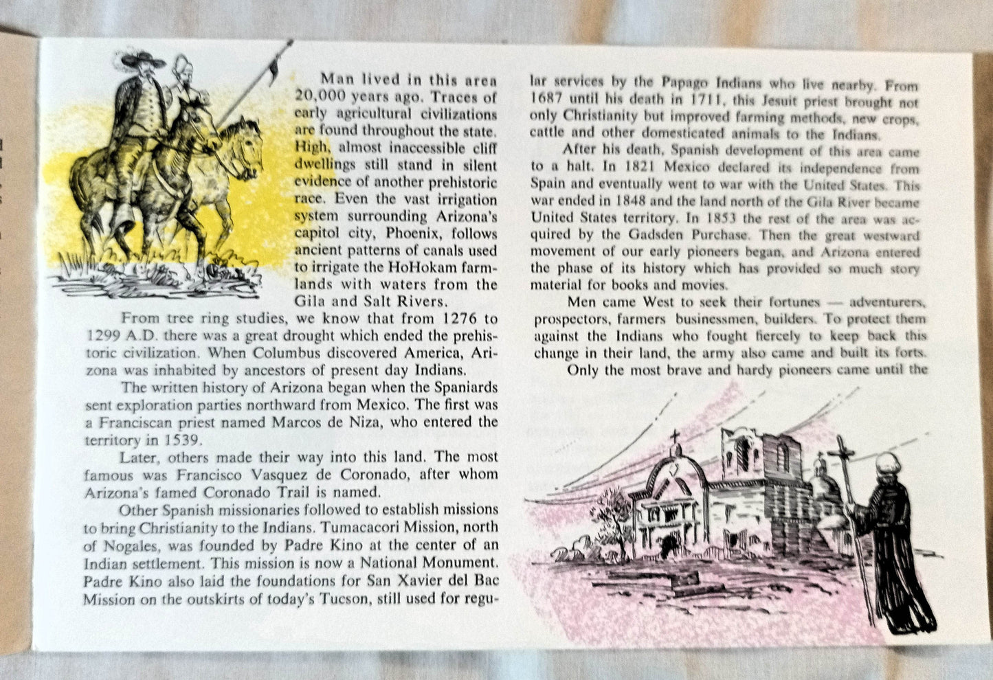 Arizona Land Of Adventure For Young Americans Booklet 1965 - TulipStuff