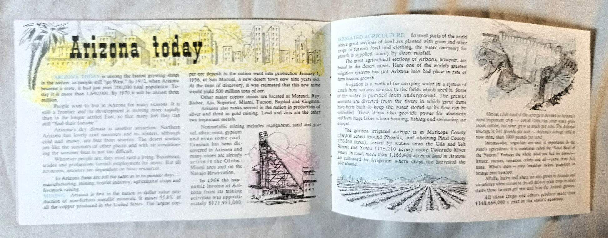 Arizona Land Of Adventure For Young Americans Booklet 1965 - TulipStuff