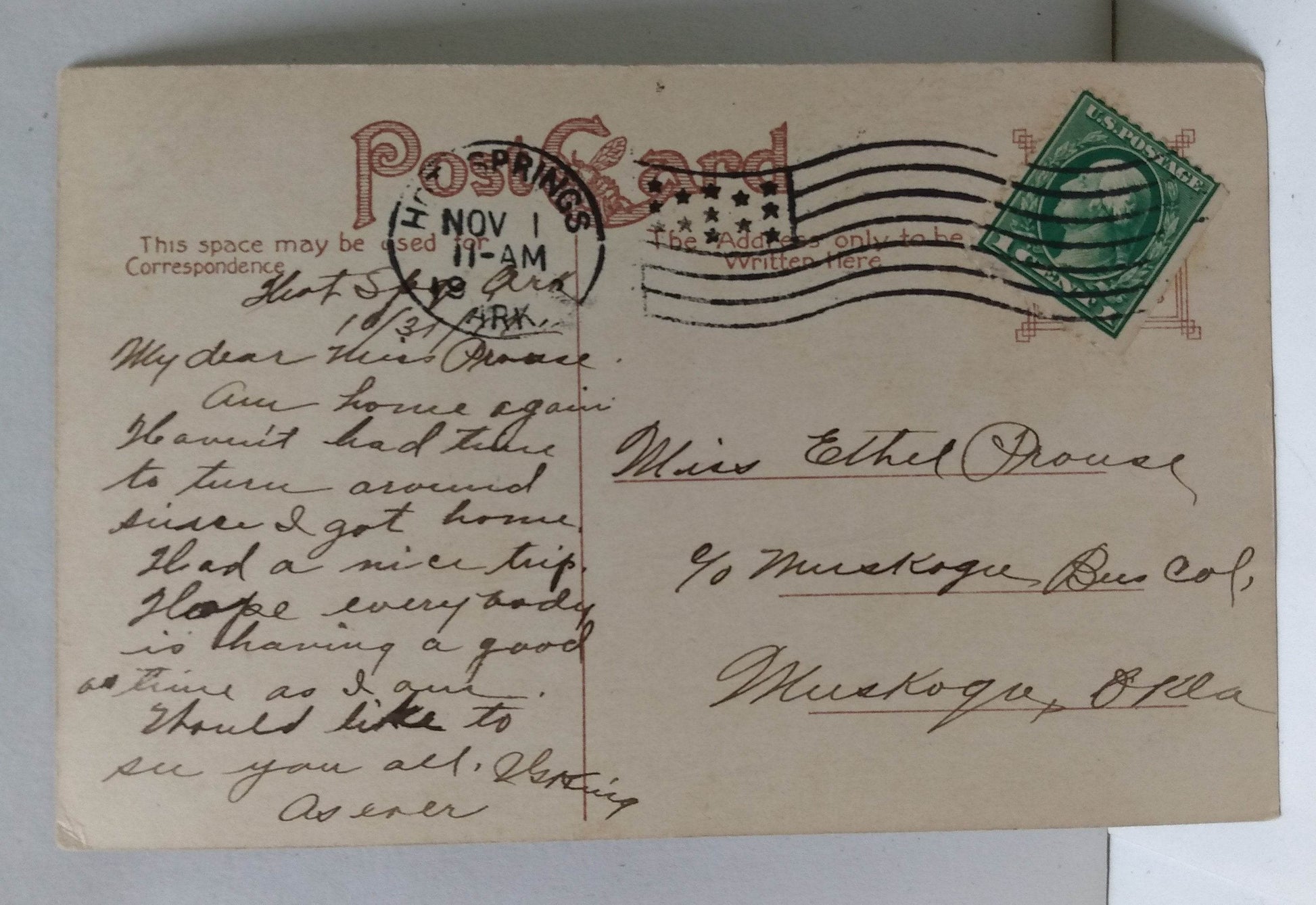 Arlington Hotel Bath House Spa Hot Springs Arkansas Postcard 1910's - TulipStuff