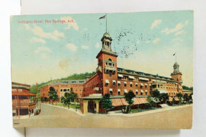 Arlington Hotel Bath House Spa Hot Springs Arkansas Postcard 1910's - TulipStuff