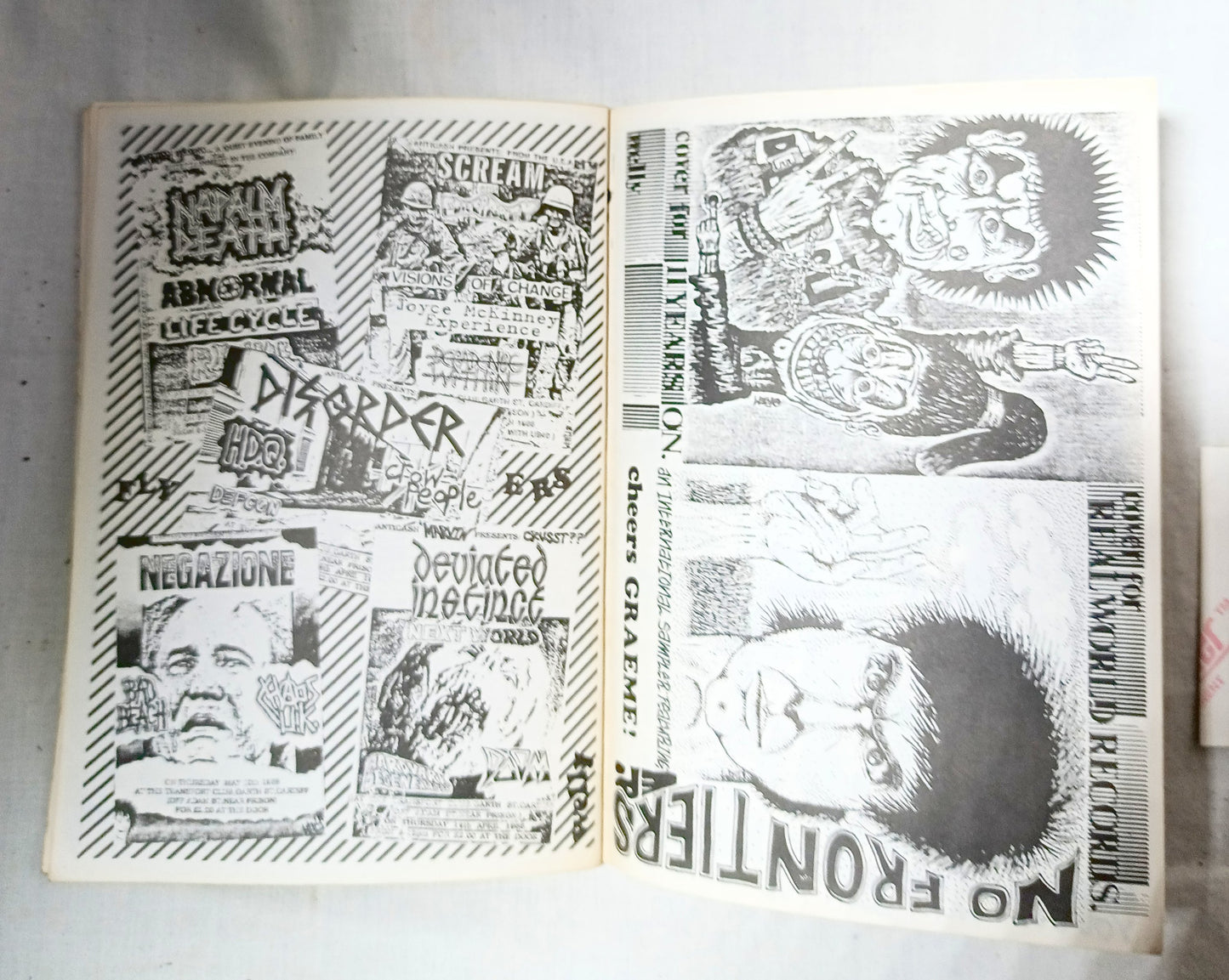 Artcore Fanzine #6 Summer 1988 UK Punk Zine COC Dan Urgent Fury - TulipStuff
