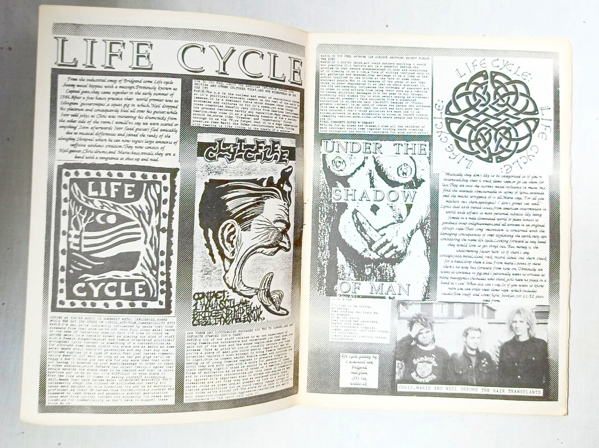 Artcore Fanzine #6 Summer 1988 UK Punk Zine COC Dan Urgent Fury - TulipStuff
