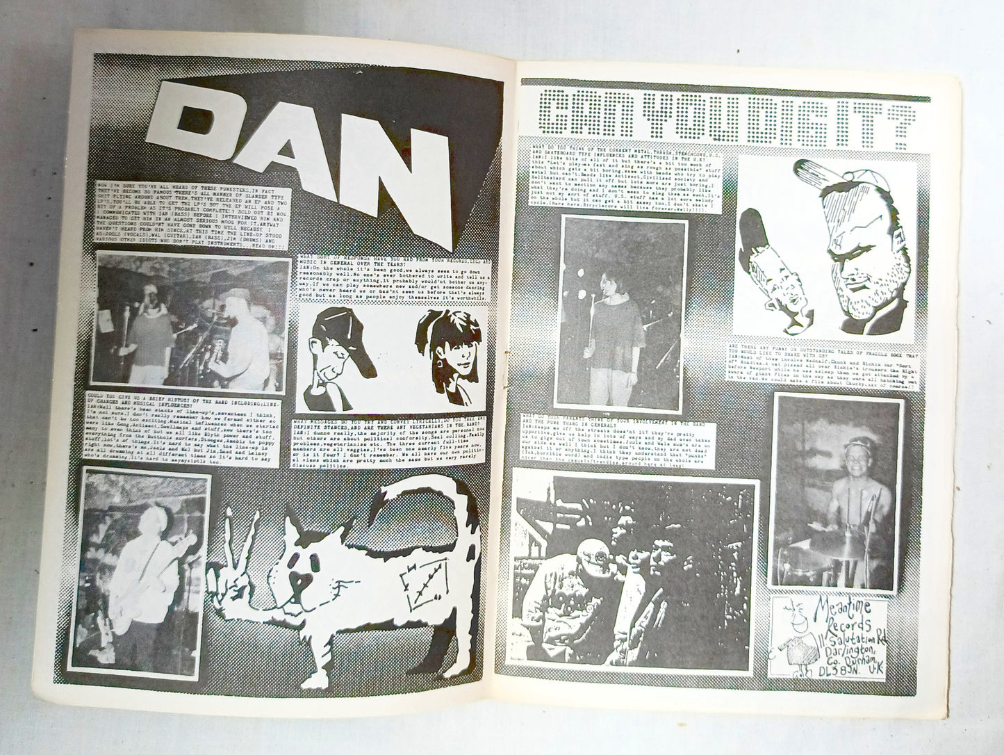 Artcore Fanzine #6 Summer 1988 UK Punk Zine COC Dan Urgent Fury - TulipStuff