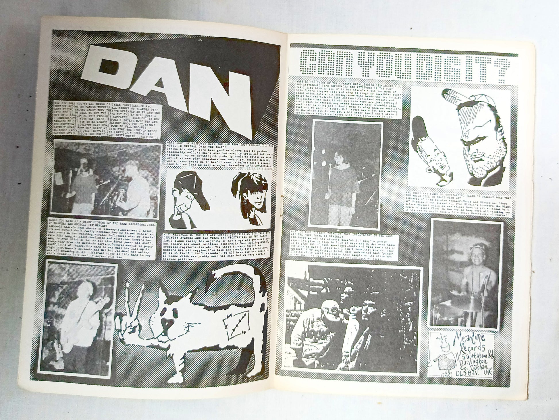 Artcore Fanzine #6 Summer 1988 UK Punk Zine COC Dan Urgent Fury - TulipStuff