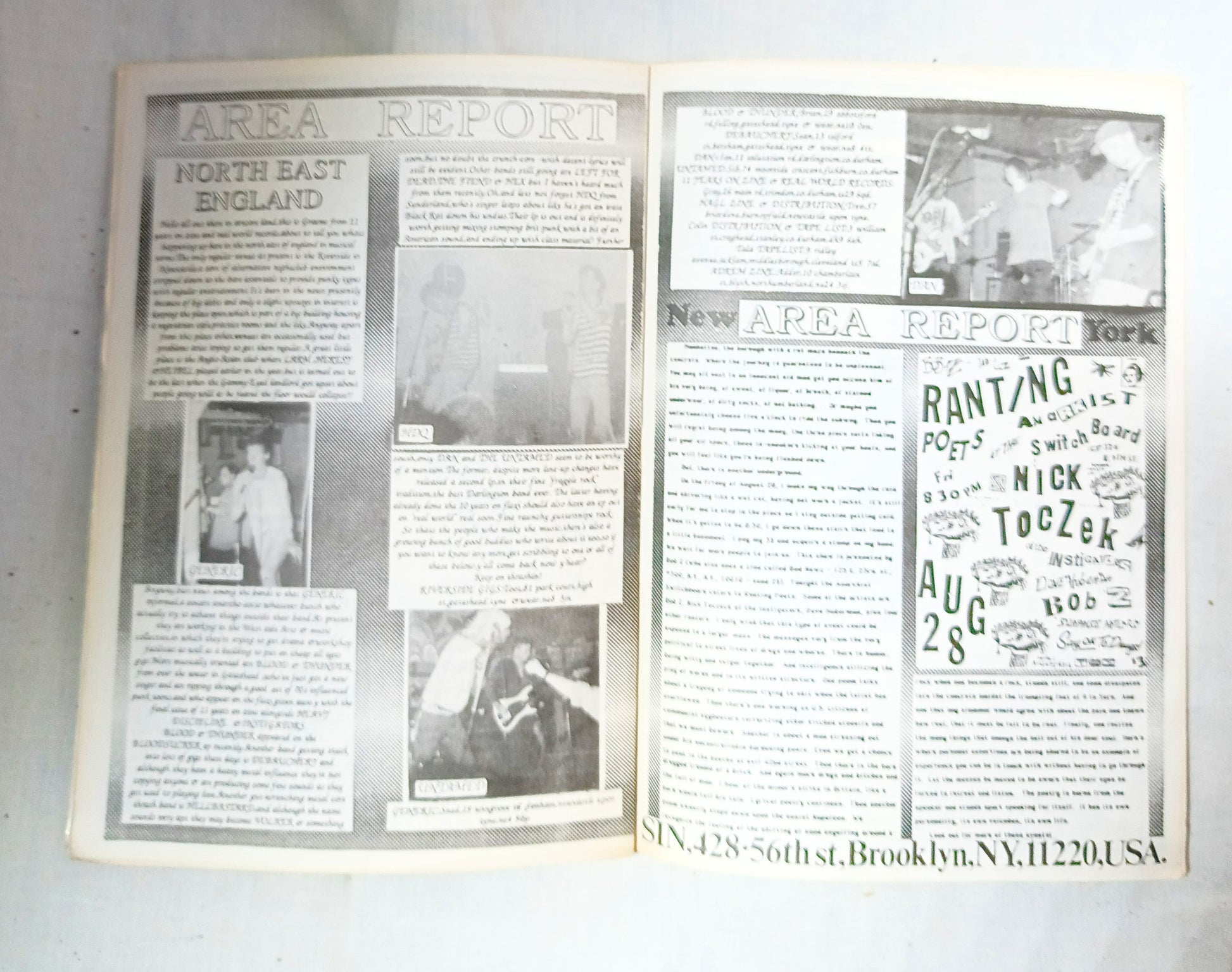 Artcore Fanzine #6 Summer 1988 UK Punk Zine COC Dan Urgent Fury - TulipStuff