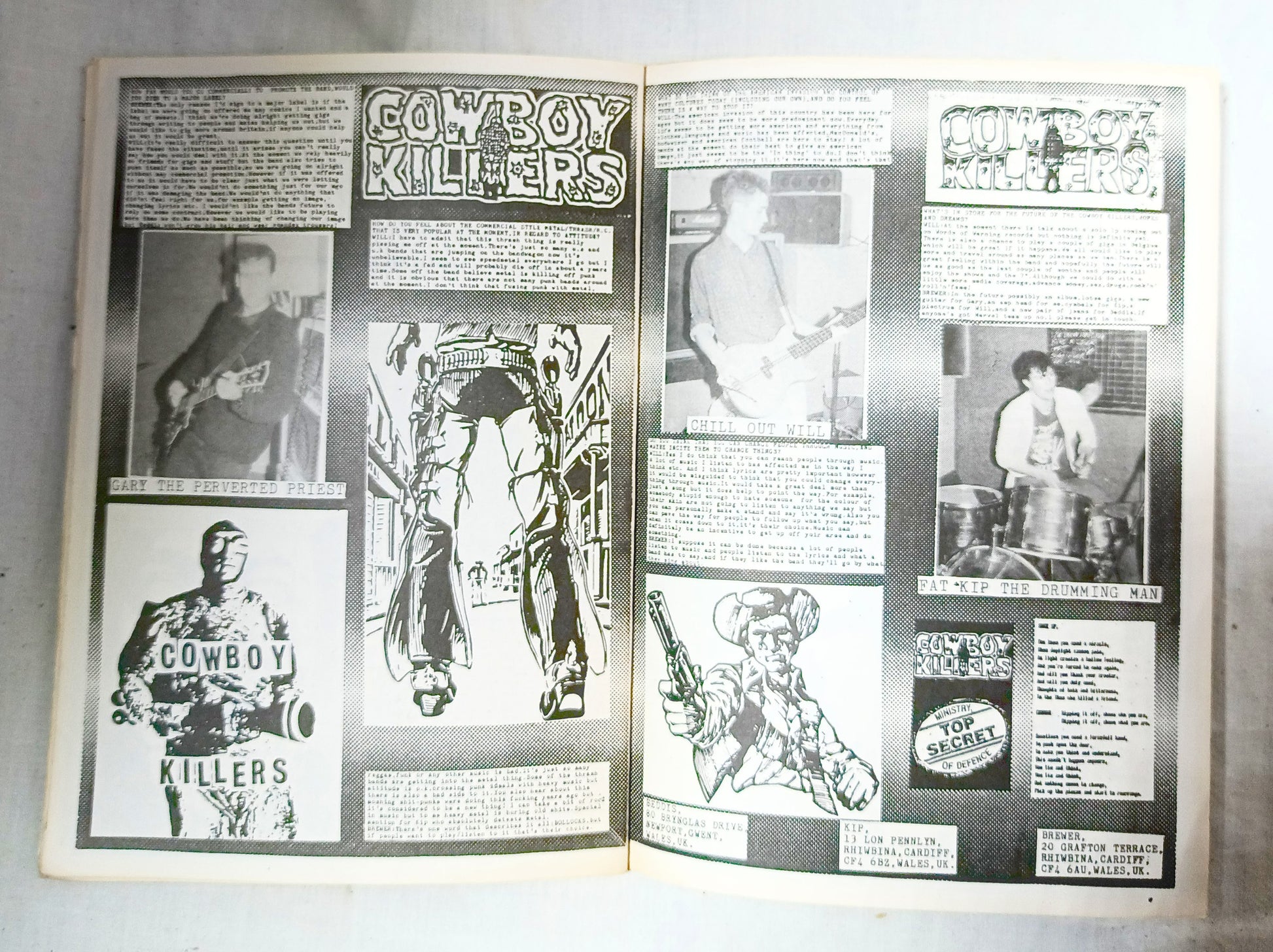 Artcore Fanzine #6 Summer 1988 UK Punk Zine COC Dan Urgent Fury - TulipStuff