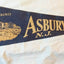 Asbury Park New Jersey Casino 26" Blue Felt Pennant 1940's - TulipStuff
