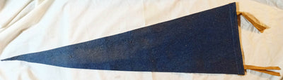 Asbury Park New Jersey Casino 26" Blue Felt Pennant 1940's - TulipStuff