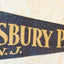 Asbury Park New Jersey Casino 26" Blue Felt Pennant 1940's - TulipStuff