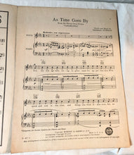 Load image into Gallery viewer, As Time Goes By Casablanca Bogart Bergman Hupfeld Sheet Music 1931 - TulipStuff
