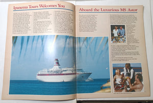 Astor United Cruises ms Astor 1983 Caribbean South America Cruise Brochure - TulipStuff