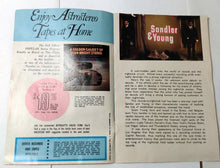 Load image into Gallery viewer, American Airlines Inflight AstroStereo Program Number 34 Brochure 1968 - TulipStuff
