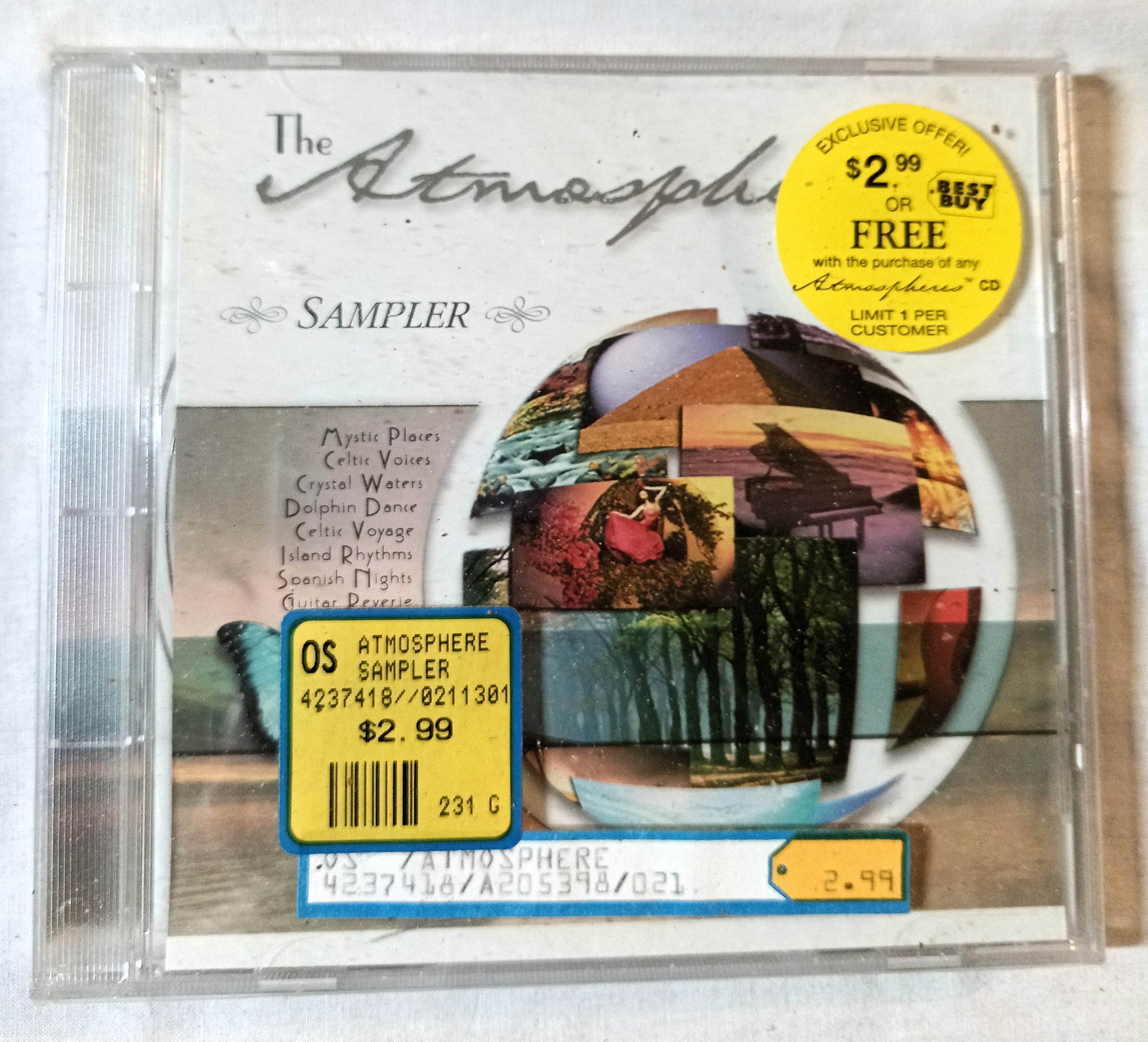 The Atmospheres Collection Sampler New Age Compilation CD 2002 - TulipStuff