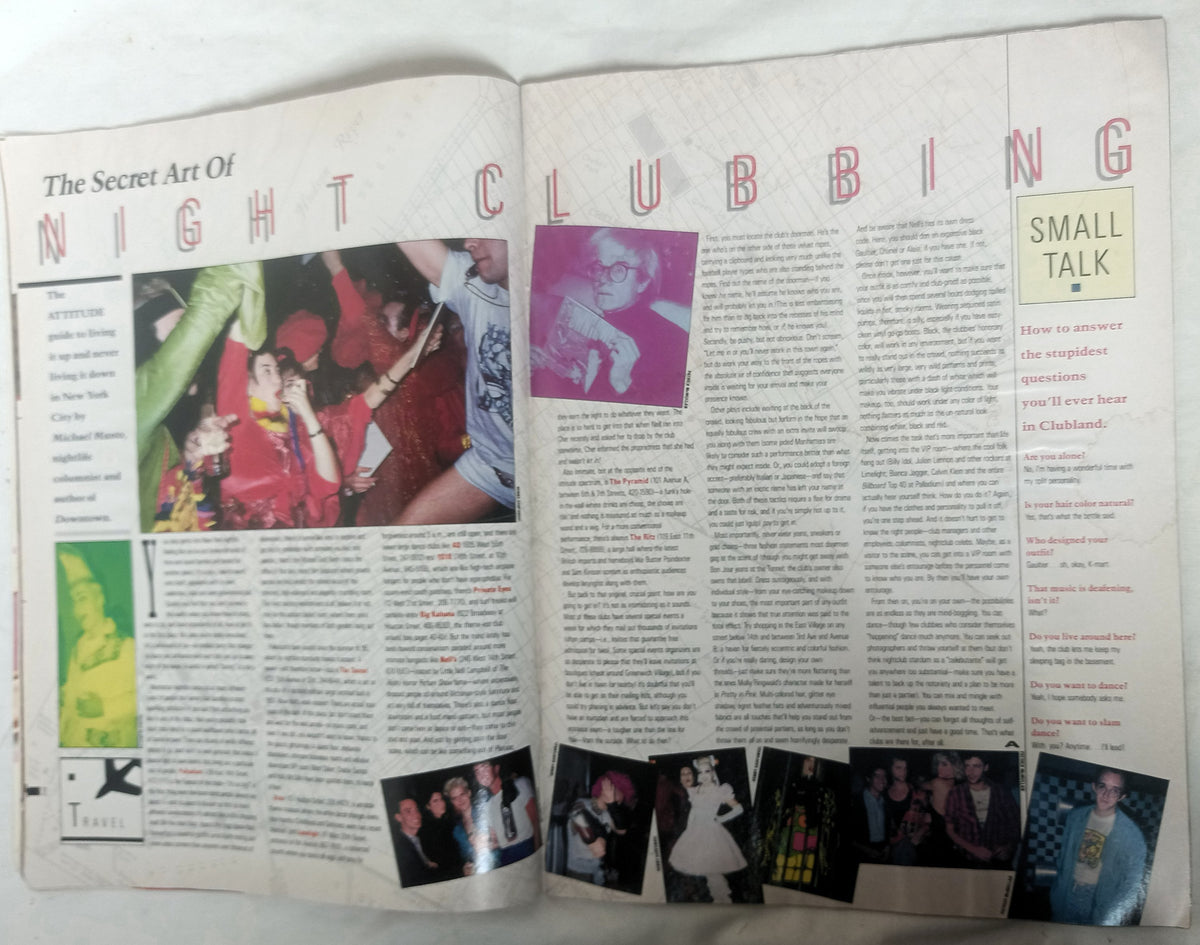 Attitude Magazine Spring 1987 Pilot Issue Teen 80's Pop Culture Fashion - TulipStuff