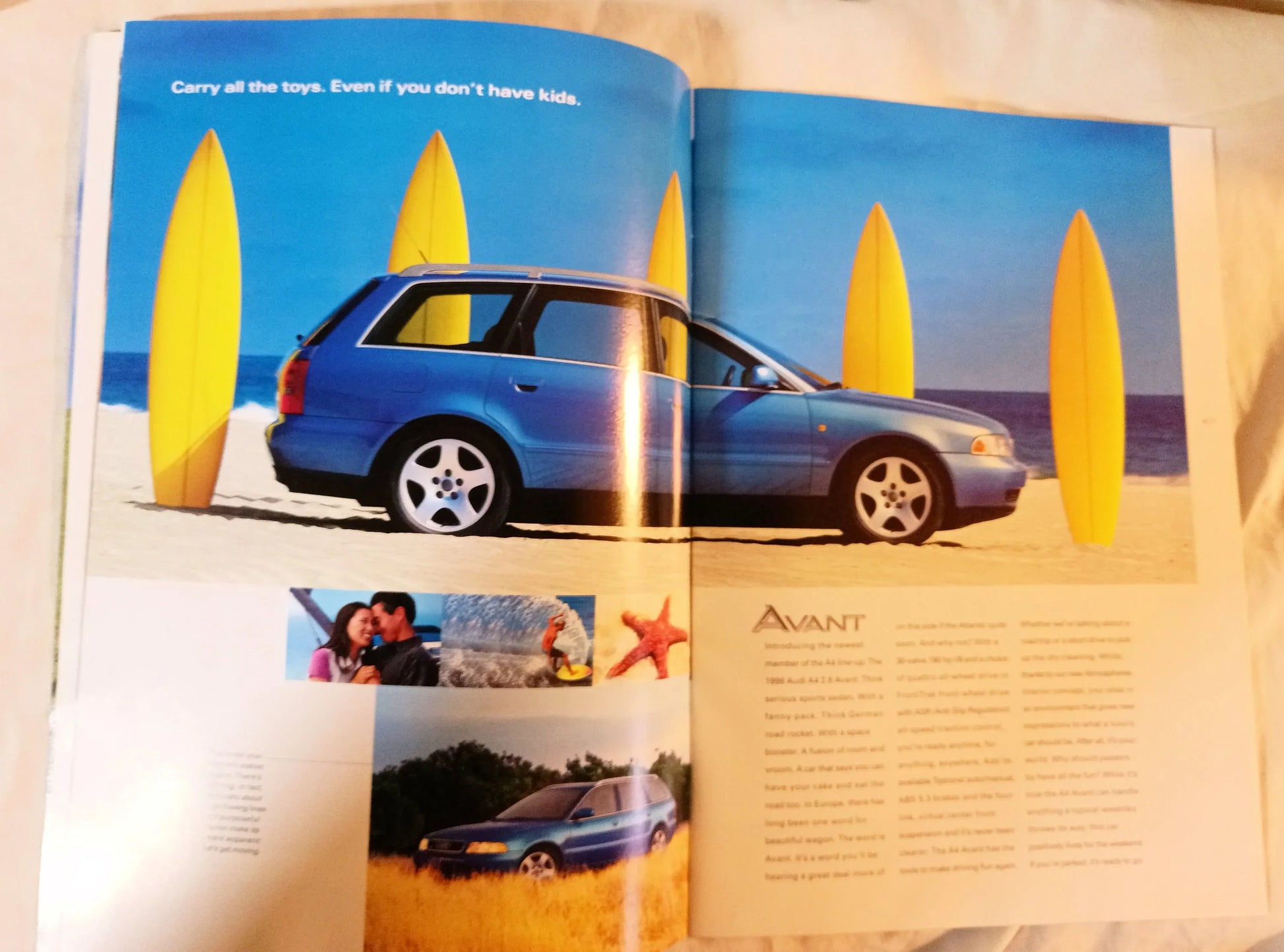 Audi 1998 Full Line Dealer Sales Brochure A4 Avant Cabriolet A6 A8 - TulipStuff