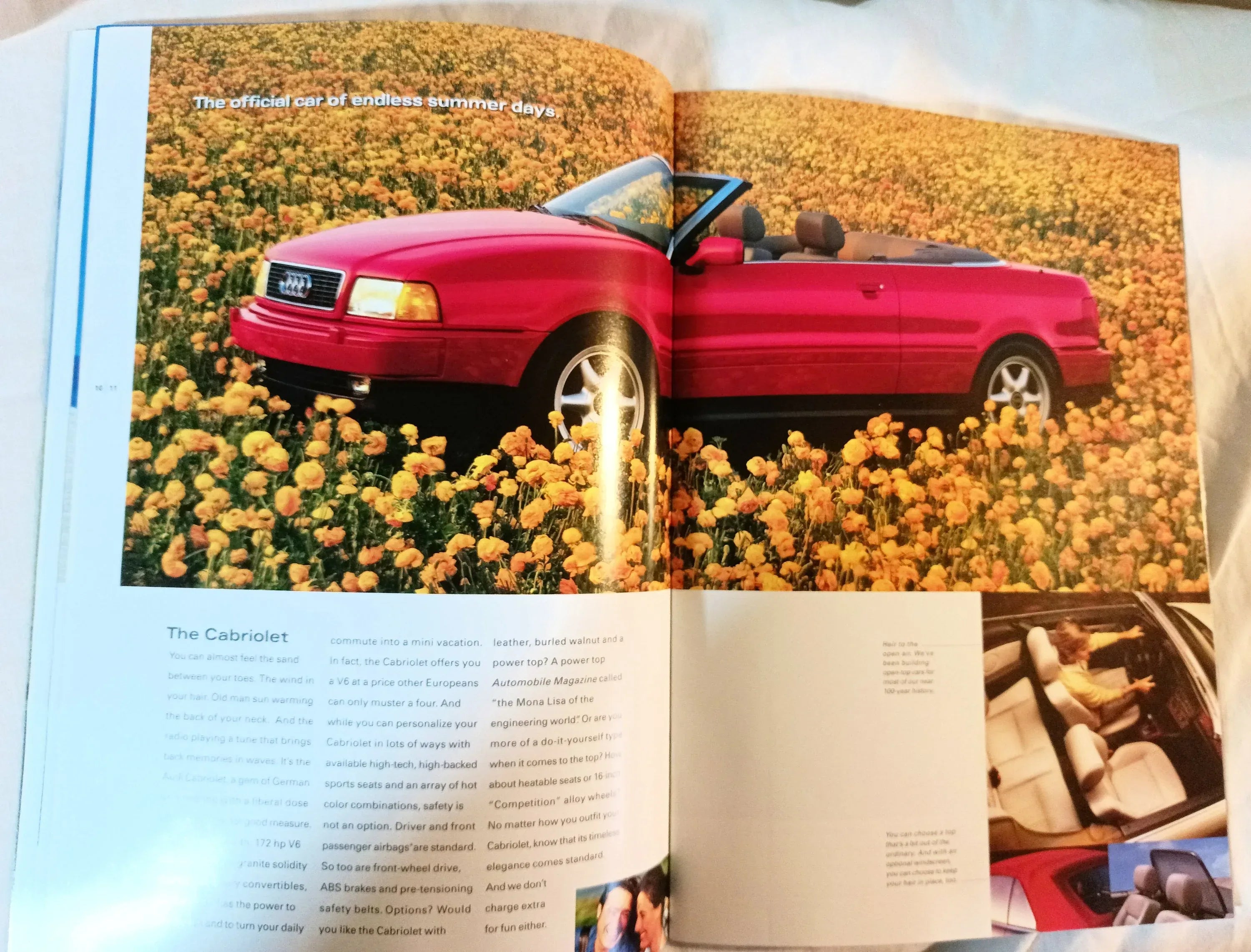Audi 1998 Full Line Dealer Sales Brochure A4 Avant Cabriolet A6 A8