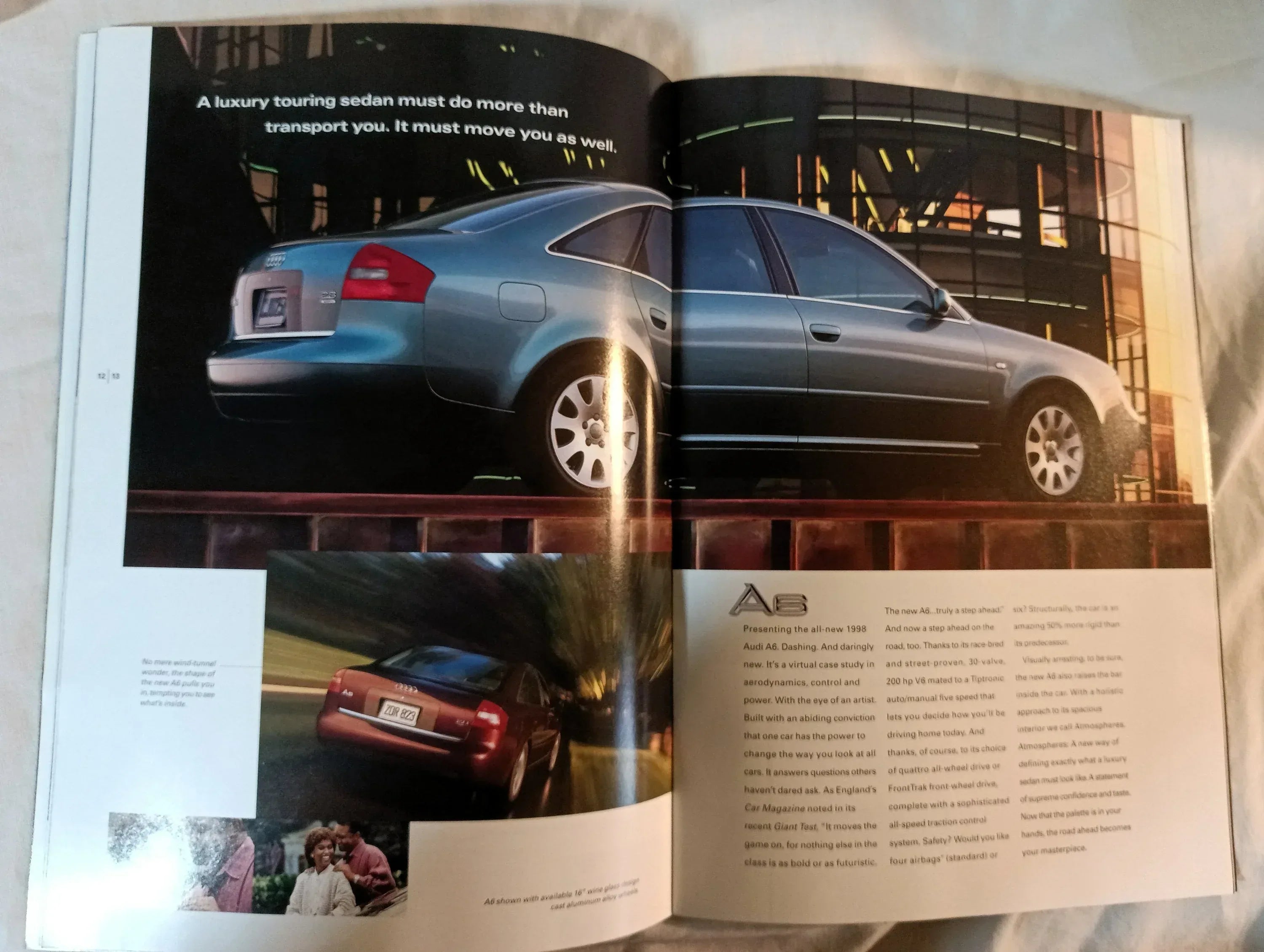 Audi 1998 Full Line Dealer Sales Brochure A4 Avant Cabriolet A6 A8