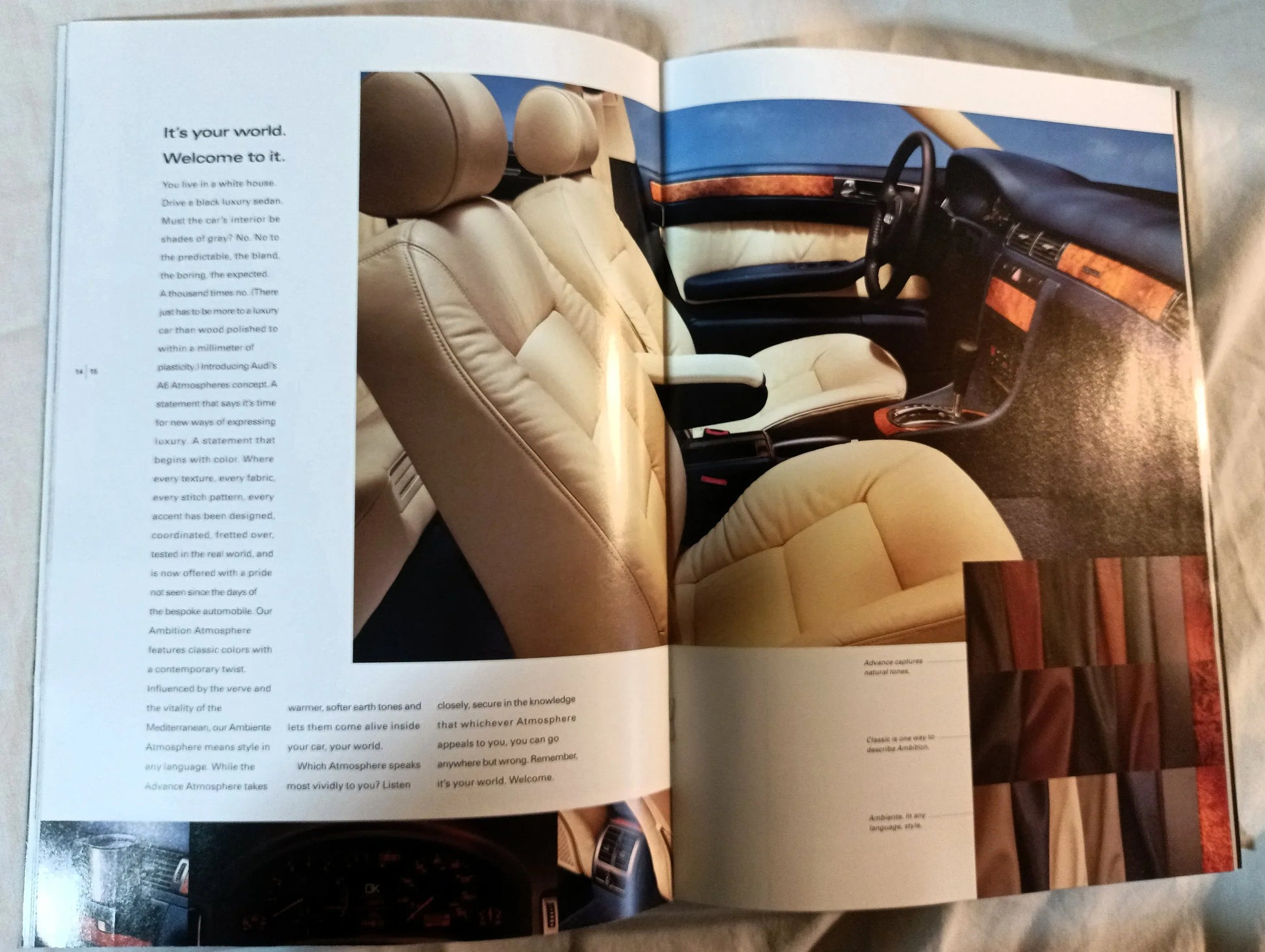 Audi 1998 Full Line Dealer Sales Brochure A4 Avant Cabriolet A6 A8 - TulipStuff