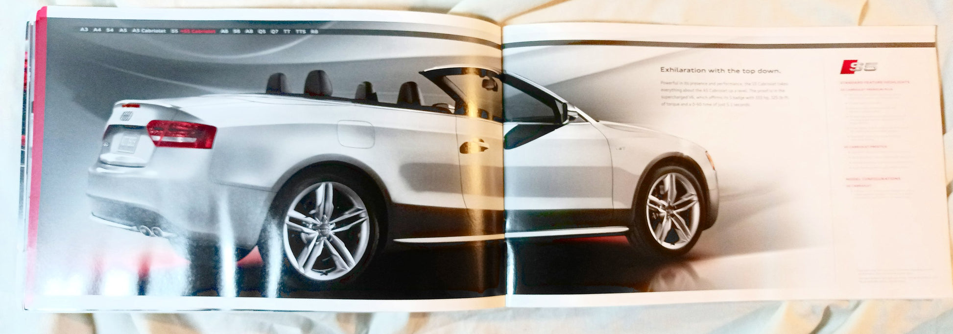 Audi 2010 Full Line Dealer Sales Brochure A3 A4 A5 A6 A8 Q5 Q7 TT R8 - TulipStuff