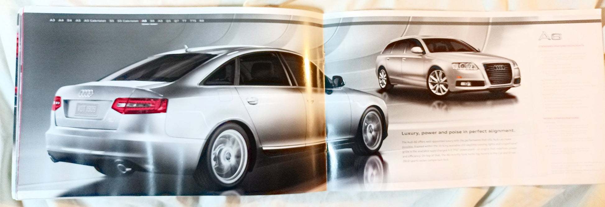 Audi 2010 Full Line Dealer Sales Brochure A3 A4 A5 A6 A8 Q5 Q7 TT R8 - TulipStuff