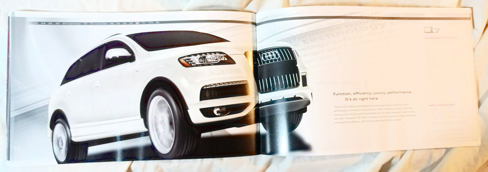 Audi 2010 Full Line Dealer Sales Brochure A3 A4 A5 A6 A8 Q5 Q7 TT R8 - TulipStuff