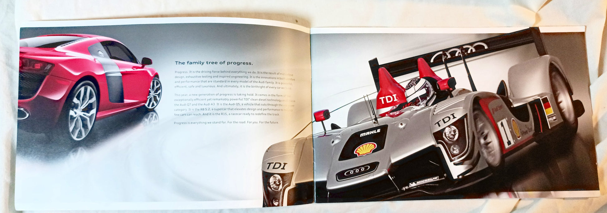 Audi 2010 Full Line Dealer Sales Brochure A3 A4 A5 A6 A8 Q5 Q7 TT R8 - TulipStuff