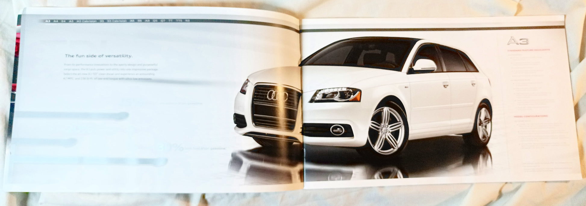 Audi 2010 Full Line Dealer Sales Brochure A3 A4 A5 A6 A8 Q5 Q7 TT R8 - TulipStuff