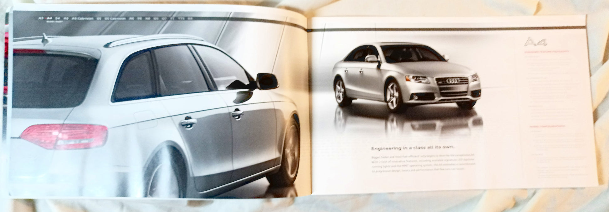 Audi 2010 Full Line Dealer Sales Brochure A3 A4 A5 A6 A8 Q5 Q7 TT R8 - TulipStuff