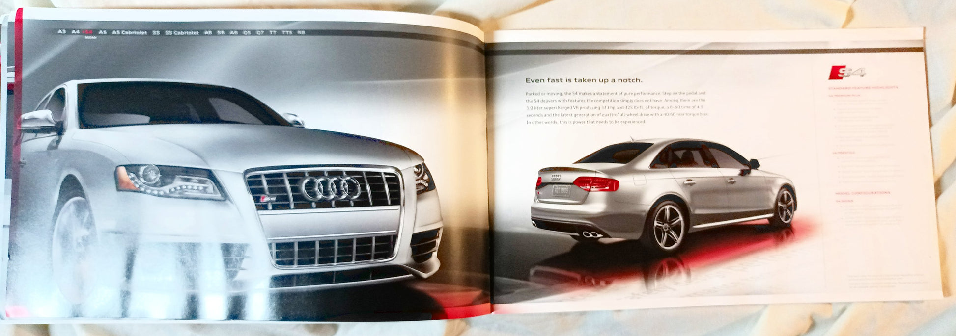 Audi 2010 Full Line Dealer Sales Brochure A3 A4 A5 A6 A8 Q5 Q7 TT R8 - TulipStuff
