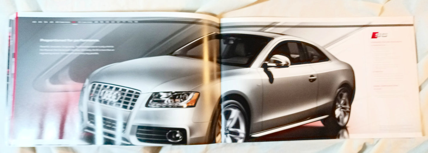 Audi 2010 Full Line Dealer Sales Brochure A3 A4 A5 A6 A8 Q5 Q7 TT R8 - TulipStuff