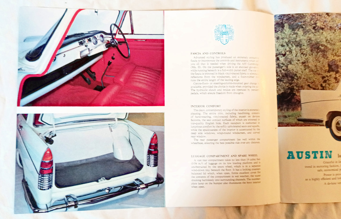 Austin A55 Cambridge Mk II Dealer Sales Brochure UK 1959 - Tuliptuff