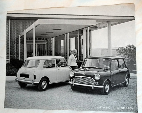 Austin 850 Morris 850 Dealer Sales Specification Sheet 1960 - TulipStuff