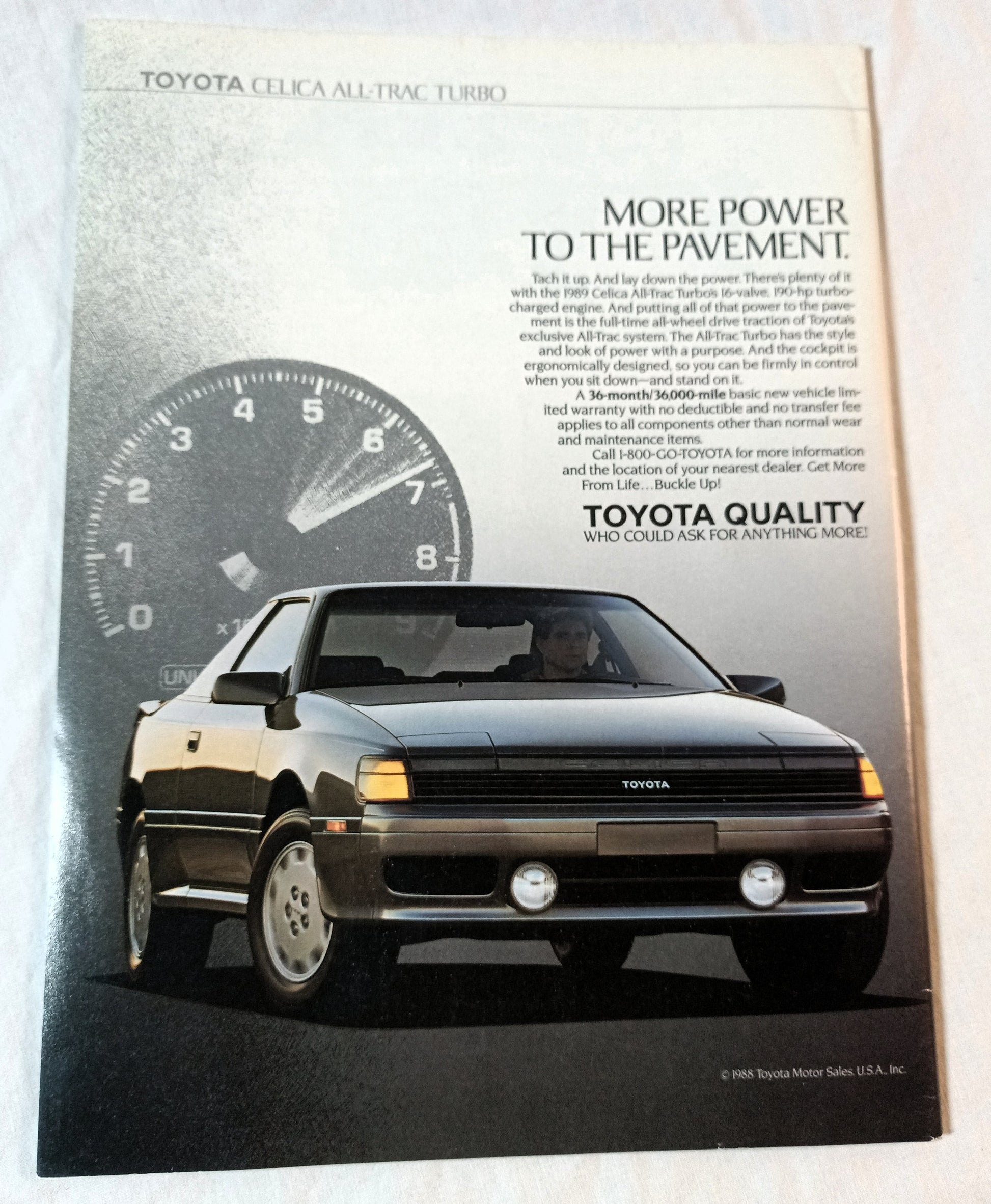 Auto Racing Digest 1989 Yearbook Annual Season Preview NASCAR CART IMSA - TulipStuff