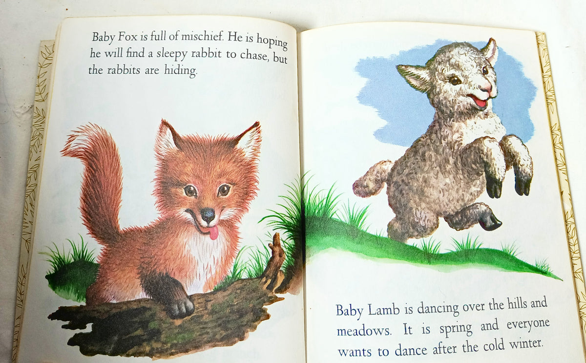 Baby Animals Little Golden Book Garth Williams 15th Printing 1973 - TulipStuff