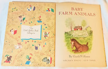Load image into Gallery viewer, Baby Farm Animals Garth Williams Little Golden Book Hardcover 1958 - TulipStuff
