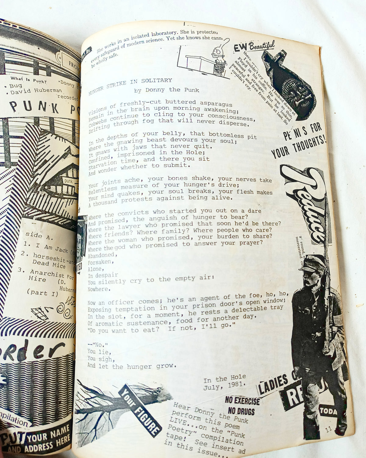 Bad Newz #2 Punkzine 1986 Women In Punk Rock Scab PMS NYHC BobZ - TulipStuff