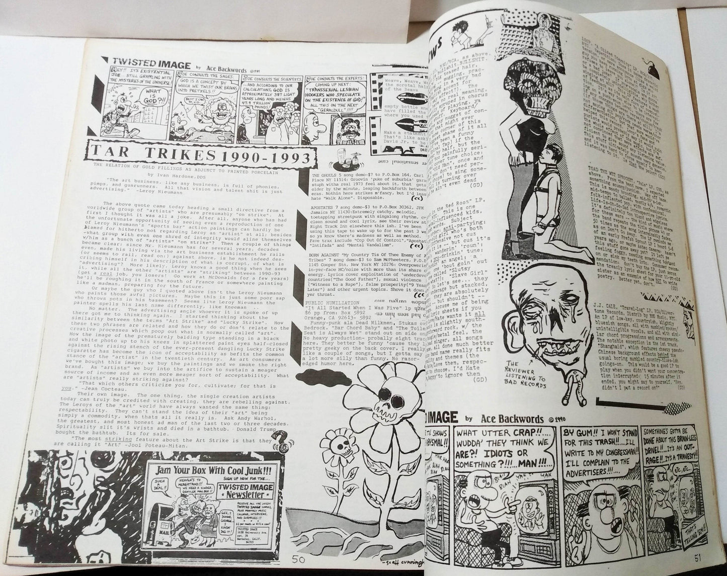 Bad Newz #14 Spring 1990 NYC Political Punk Fanzine Bob Z - TulipStuff