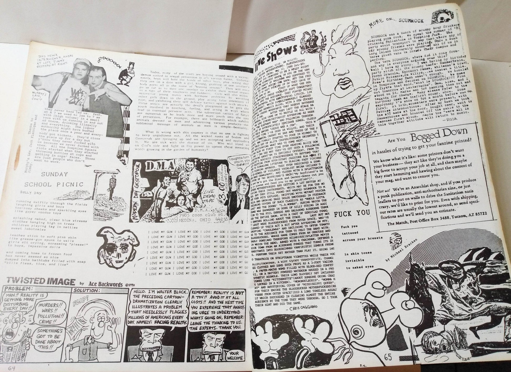 Bad Newz #14 Spring 1990 NYC Political Punk Fanzine Bob Z - TulipStuff
