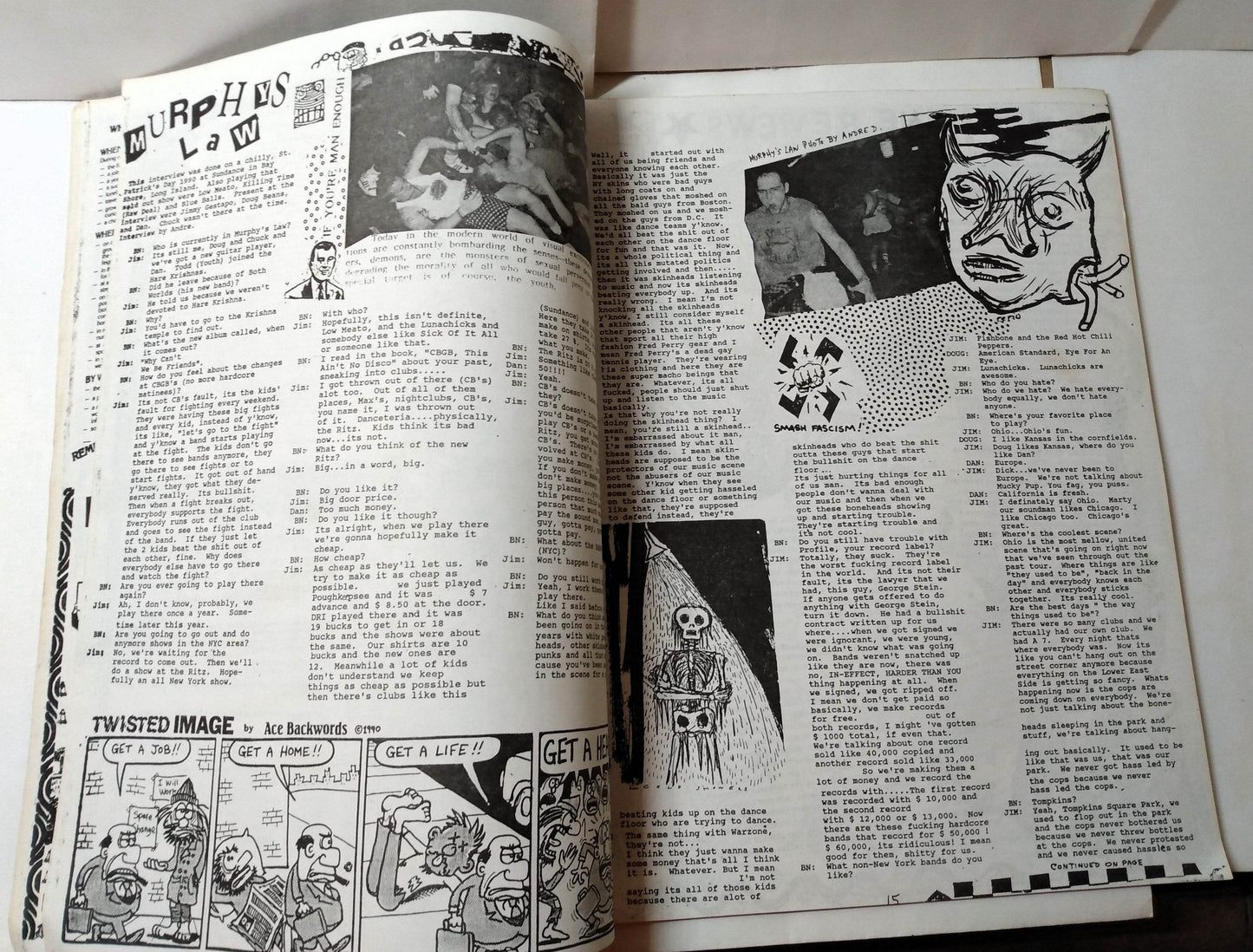 Bad Newz #14 Spring 1990 NYC Political Punk Fanzine Bob Z - TulipStuff