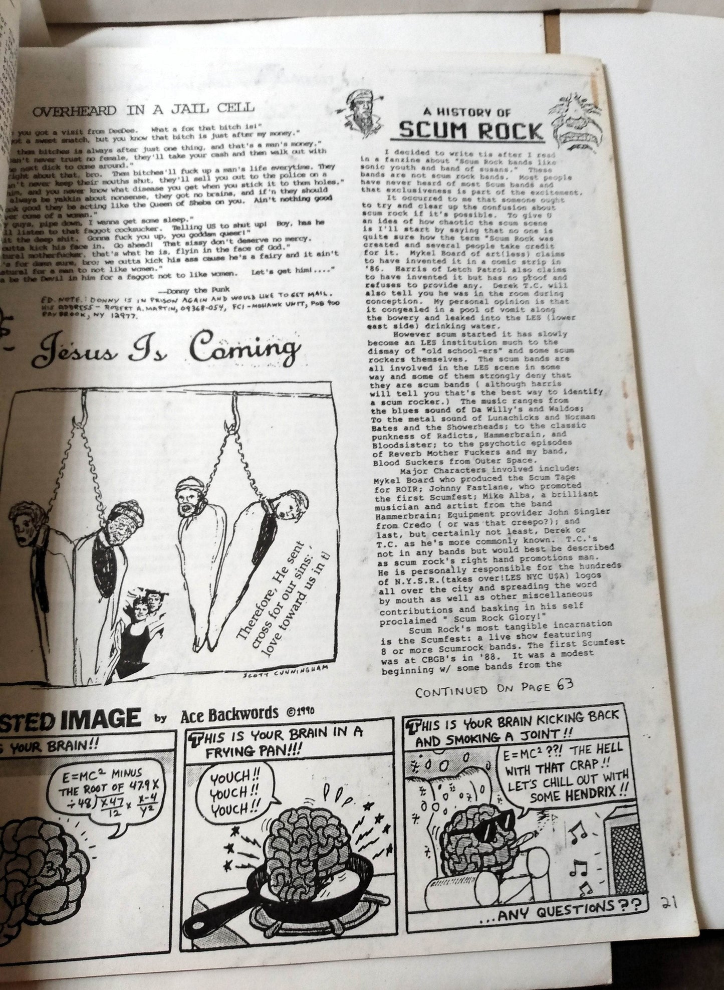 Bad Newz #14 Spring 1990 NYC Political Punk Fanzine Bob Z - TulipStuff