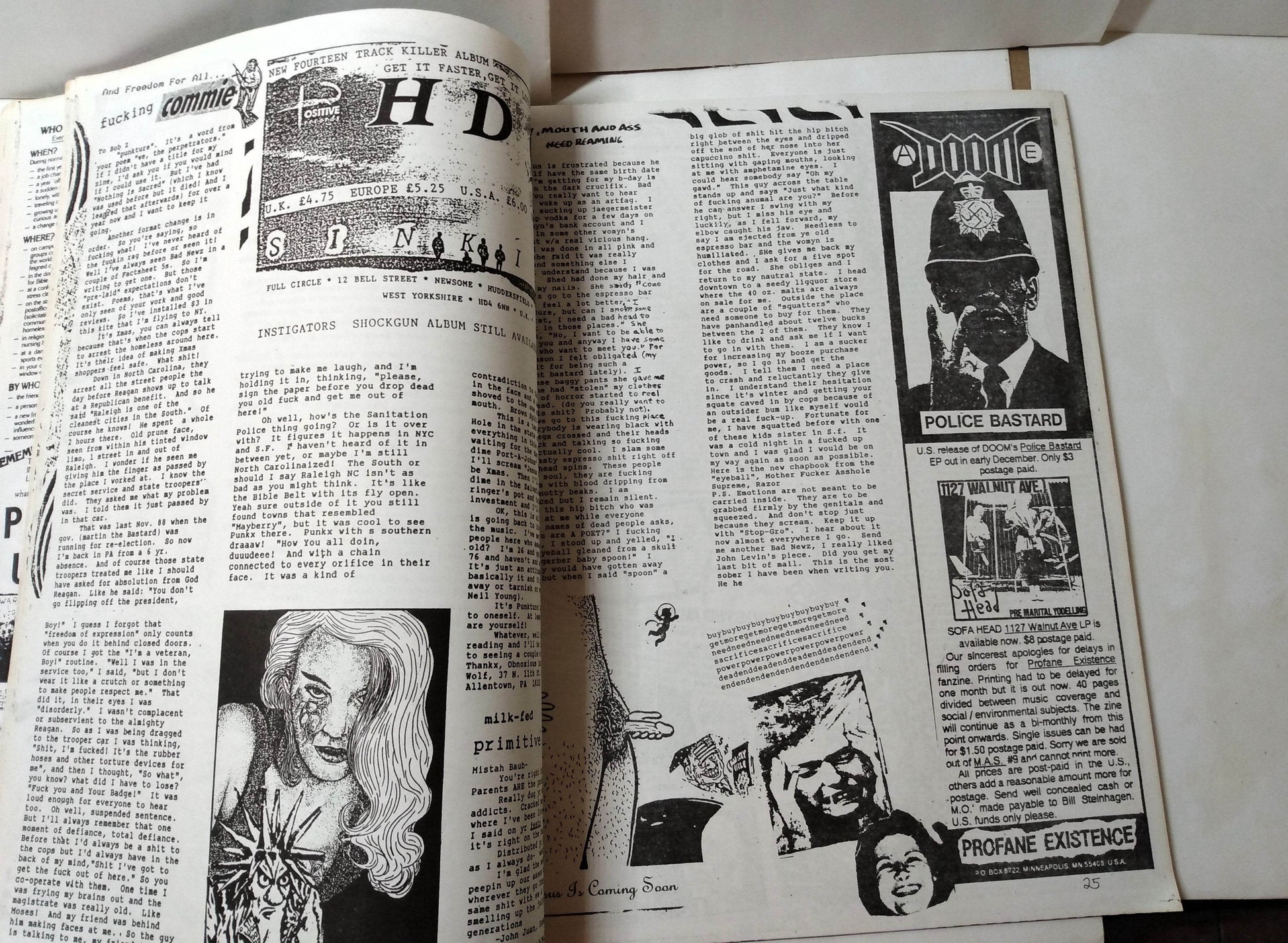 Bad Newz #14 Spring 1990 NYC Political Punk Fanzine Bob Z - TulipStuff