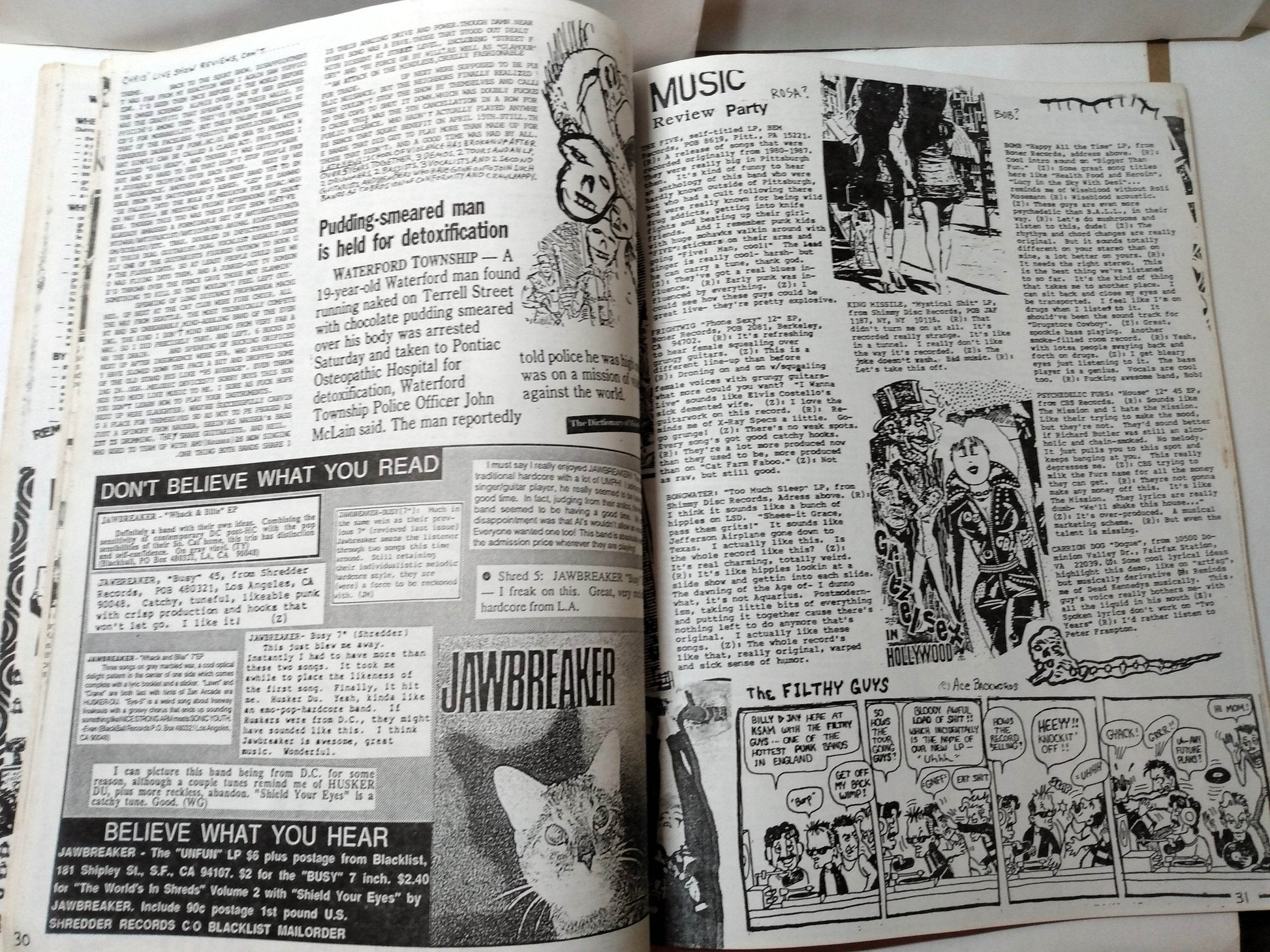 Bad Newz #14 Spring 1990 NYC Political Punk Fanzine Bob Z - TulipStuff