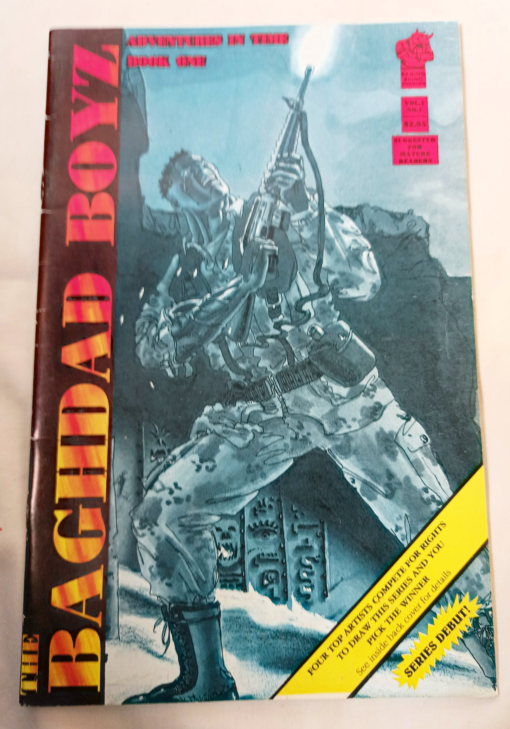 Baghdad Boyz Adventures In Time Book One Raging Rhino 1993 1st Printing - TulipStuff