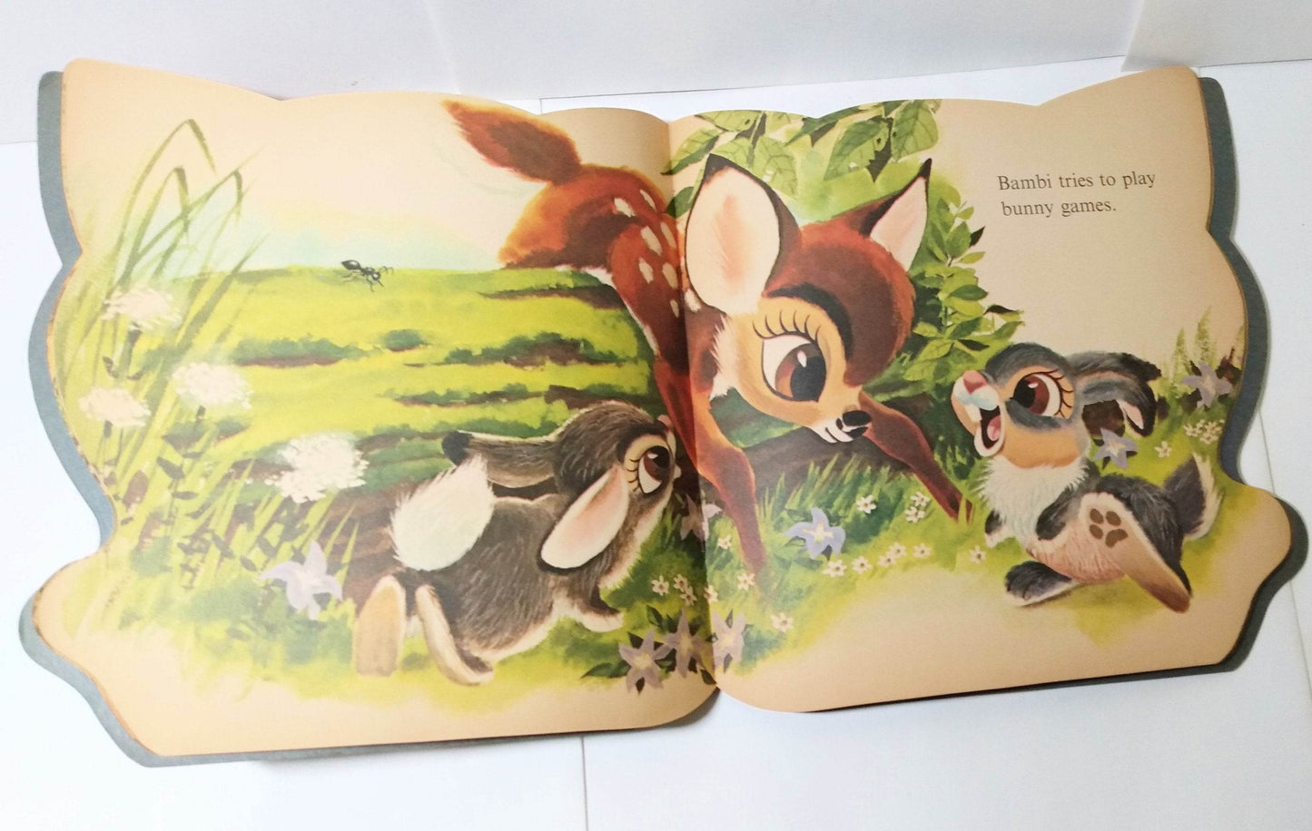 Walt Disney Presents The Bambi Book - A Golden Shape Book 1966 - TulipStuff