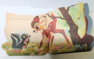 Walt Disney Presents The Bambi Book - A Golden Shape Book 1966 - TulipStuff