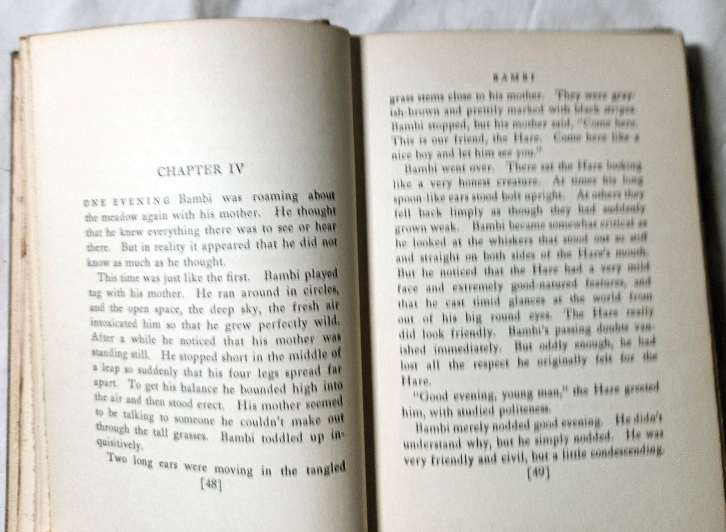 Bambi by Felix Salten Thrushwood Books Grosset Dunlap Hardcover 1929 - TulipStuff