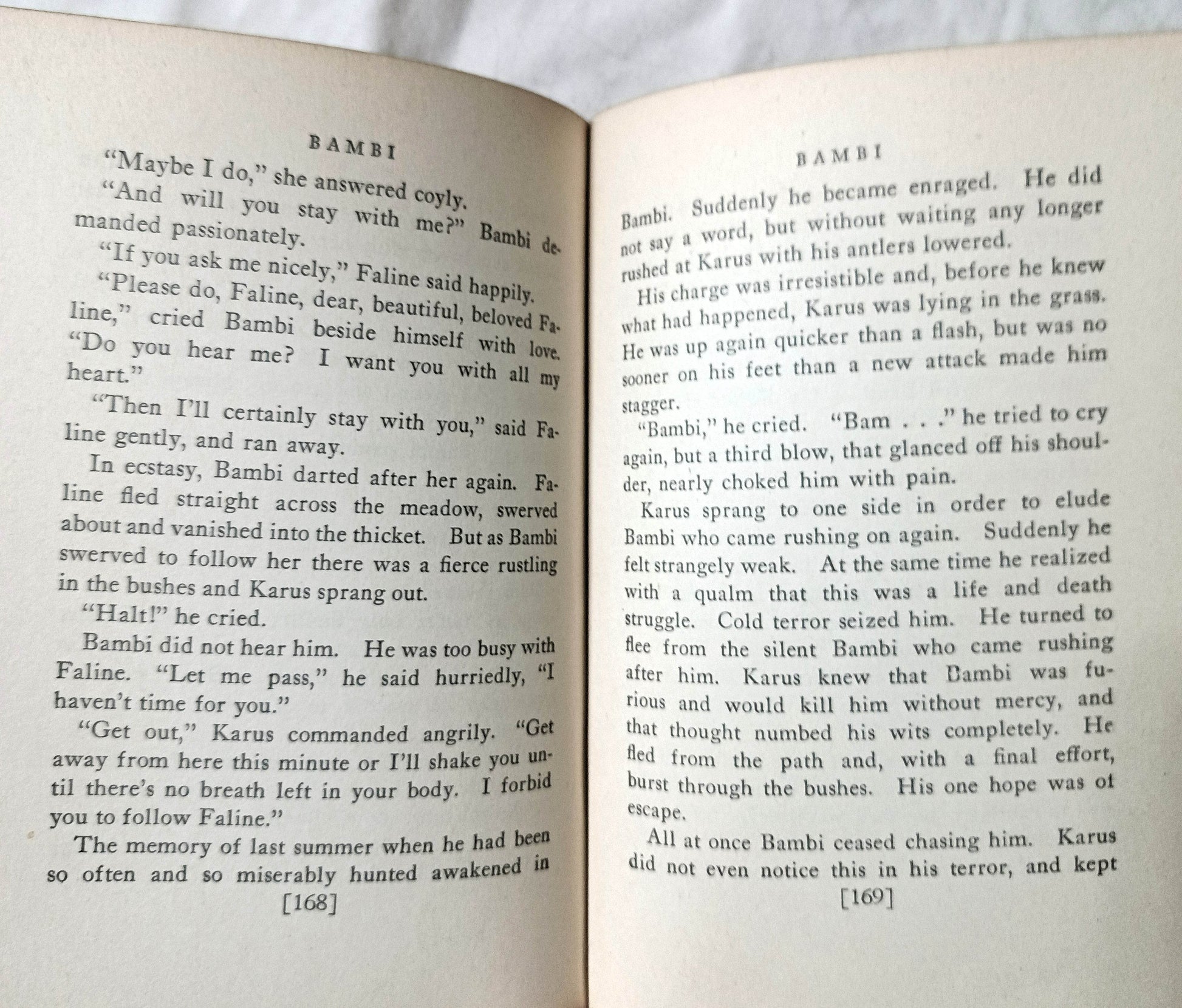 Bambi by Felix Salten Thrushwood Books Grosset Dunlap Hardcover 1929 - TulipStuff