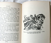 Load image into Gallery viewer, Bambi by Felix Salten Thrushwood Books Grosset Dunlap Hardcover 1929 - TulipStuff
