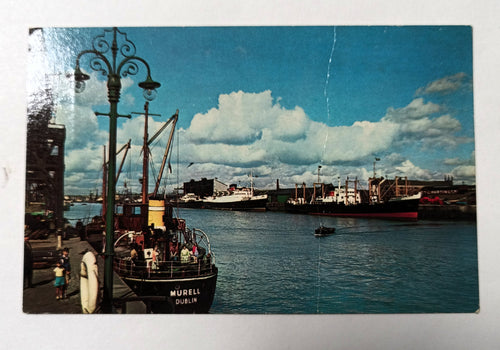 B&I Line Dock Ships River Liffey Dublin Harbour Late 1950's - TulipStuff